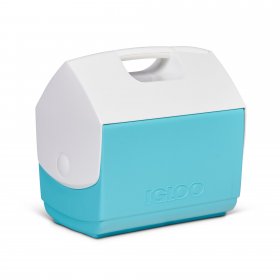 Igloo 16 qt. Hard Sided Ice Chest Cooler, Aqua Blue and White