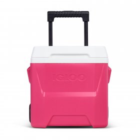 Igloo 16 qt. Laguna Roller Ice Chest Cooler with Wheels Pink