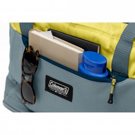Coleman Outlander 28 Can Soft Cooler Tote, Deep Fossil and Sunrise