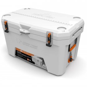Ozark Trail 73 Quart High Performance Hard Sided Cooler with Microban , White
