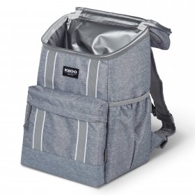 Igloo 30 Can MaxCold Soft Cooler Backpack, Gray